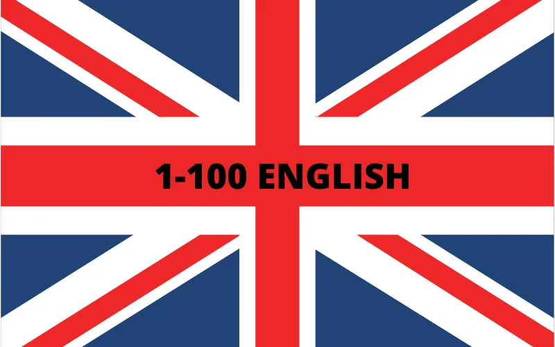 numeros del 1 al 100 en inglés