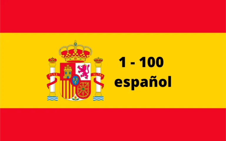 Números del 1 al 100 en español
