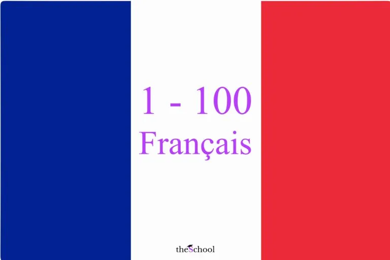 Los numeros del 1 al 100 en frances