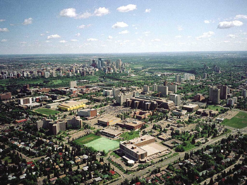 Universidad de Alberta, una de las  mejores del país.