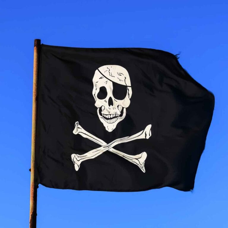 La bandera pirata se han convertido en uno de los símbolos más populares.
