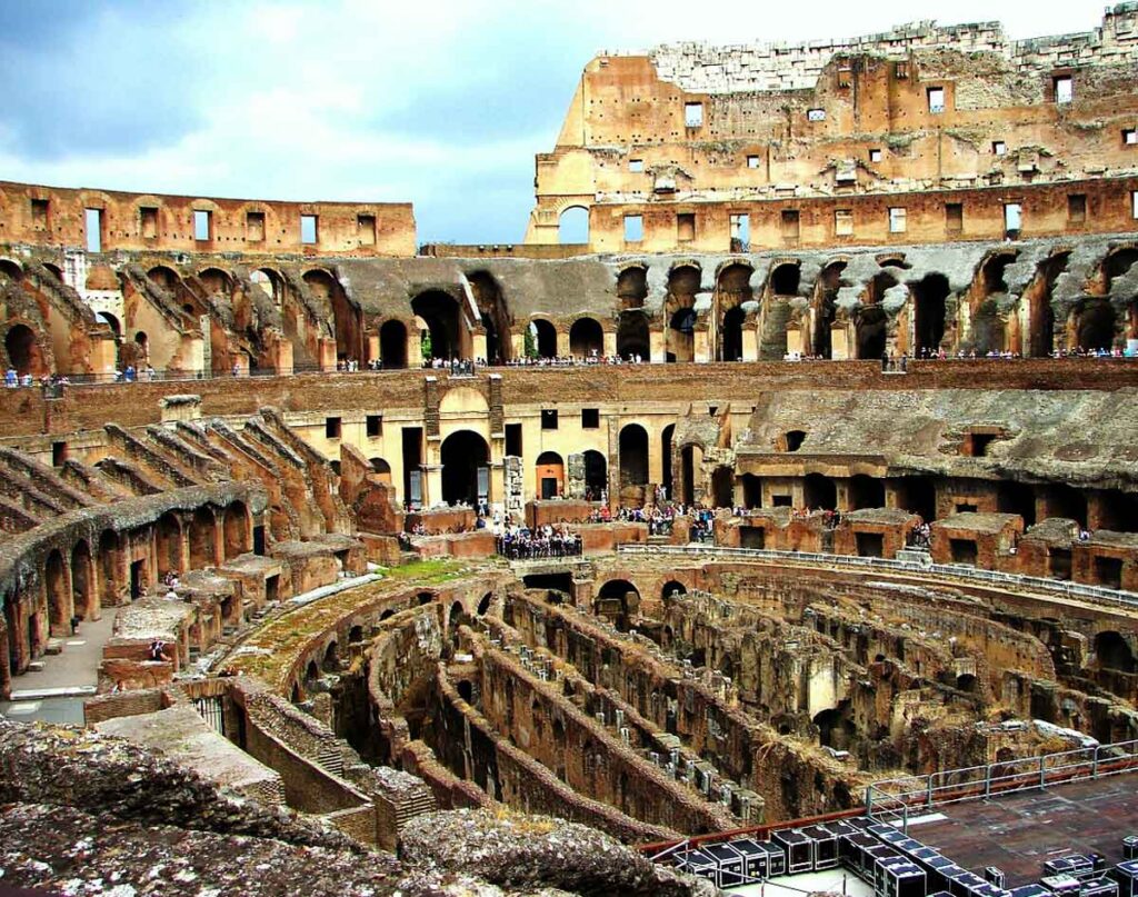 El Coliseo romano se utilizaba para grandes eventos de todo tipo.