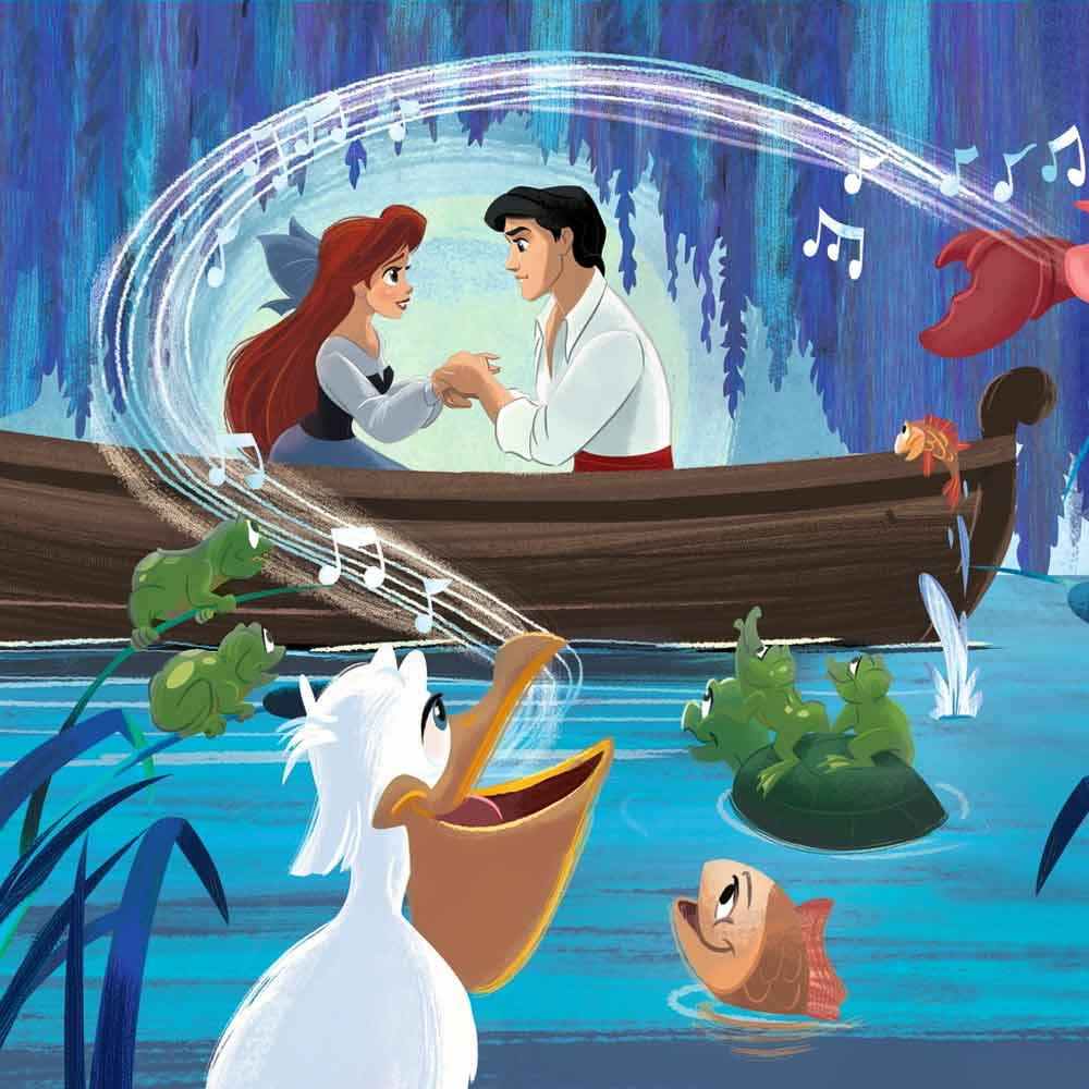La sirenita en el cuento de Disney no pasa por las mismas adversidades que la protagonista del cuento original. 