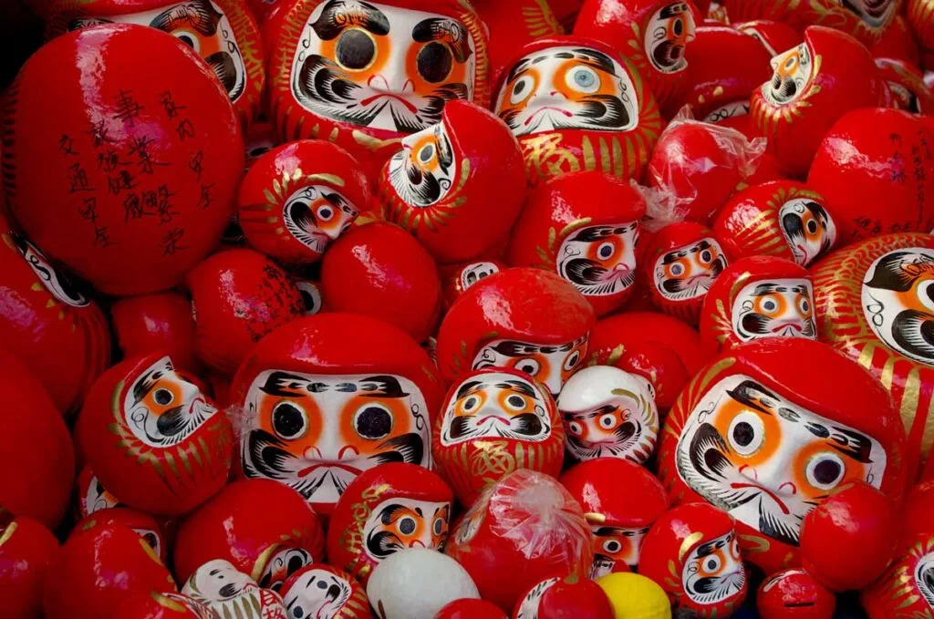 El daruma es un símbolo de Japón conocido a nivel mundial.