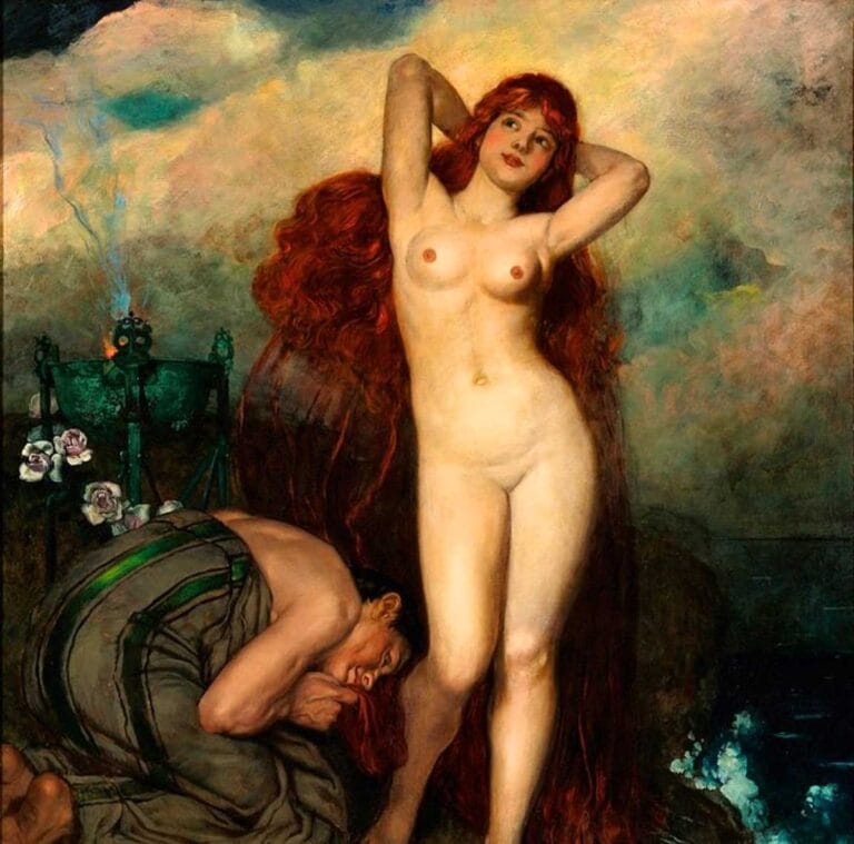 La diosa AFrodita está considerada una de las deidades del amor en la mitología griega.