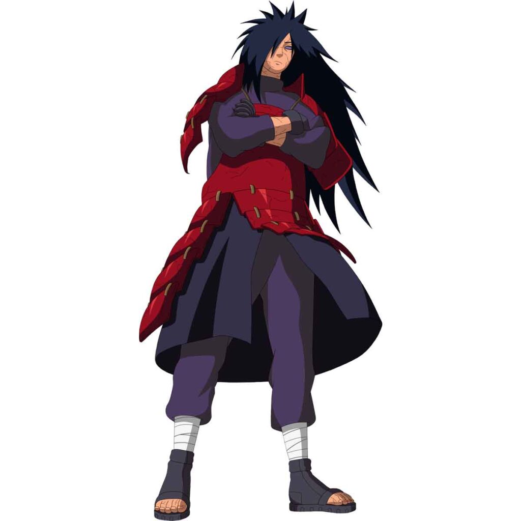 Madara Uchiha es uno de los grandes villanos de la serie Naruto y uno de los ninjas más poderosos.