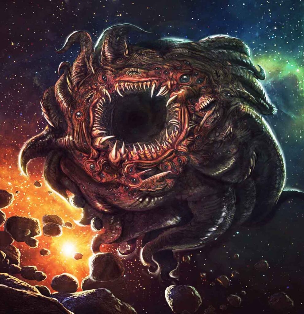 Azathoth es el más poderoso de los dioses descritos por Lovecraft.