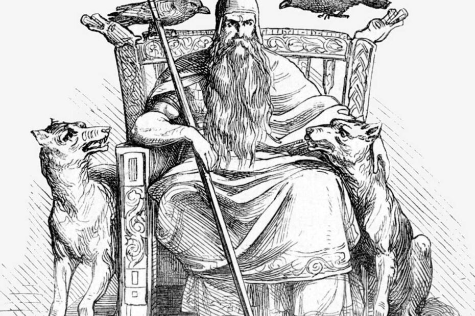 El dios Odín es uno de los más importantes en la mitología nórdica.