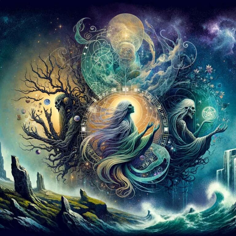 Las nornas son las diosas del destino en la mitología nórdica.